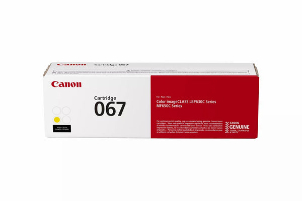 CANON 067 Yellow Original Toner Cartridge