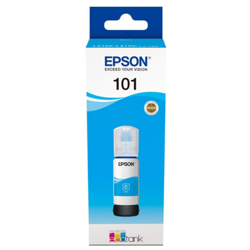 Epson 101 Cyan EcoTank Original Ink Bottle, C13T03V24A