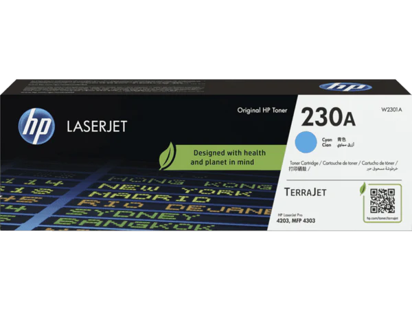 HP 230A Cyan Toner Cartridge (W2301A)