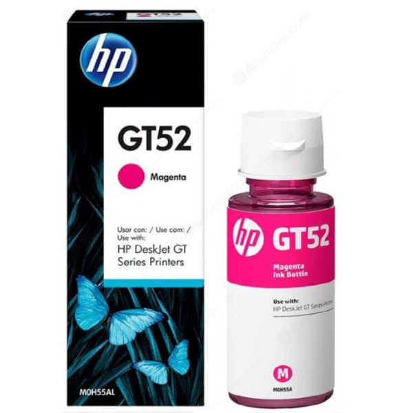 HP GT52 70-ml Magenta Original Ink Bottle, M0H55AE