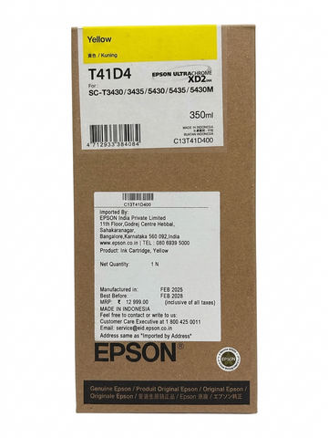 Epson T41F4 Yellow Ink Cartridge - (C13T41F440)